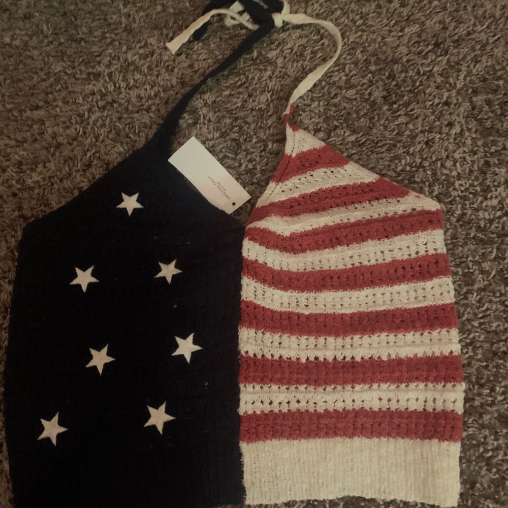 Tags on AMERICAN EAGLE tank